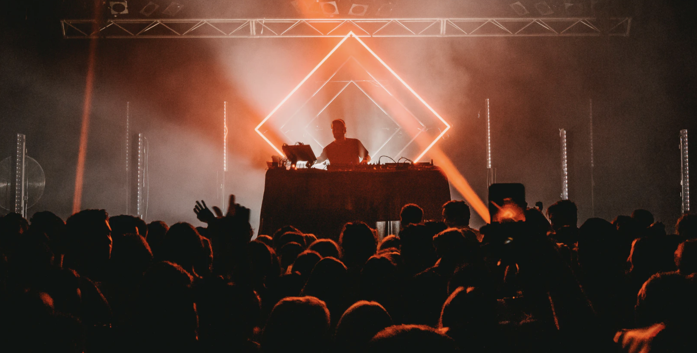 Night festival atmosphere